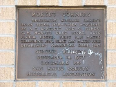 Morse’s Corners Marker image. Click for full size.