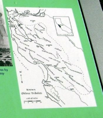 Map of the Ohlone Villages Displayed on Marker image. Click for full size.