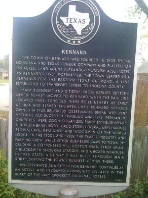 Kennard Marker. Click for full size. Kennard Marker image. Click for full size.