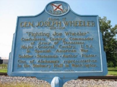 Home of Gen. Joseph Wheeler Marker image. Click for full size.