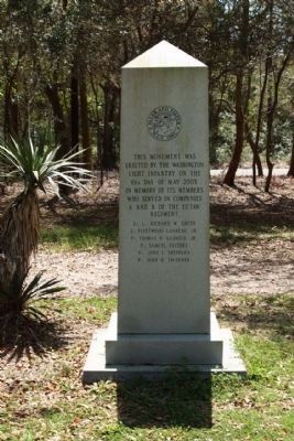 Secessionville Marker, back side image. Click for full size.