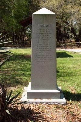 Secessionville Marker, right face image. Click for full size.