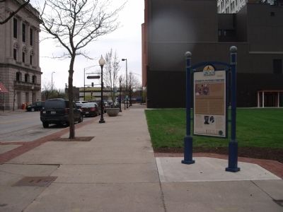 Looking South - - Lincoln's Danville Friends Marker image. Click for full size.