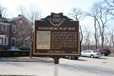 Perrysburg Plat Map Marker image. Click for full size.