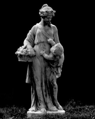 Cokesbury Garden Statue image. Click for full size.