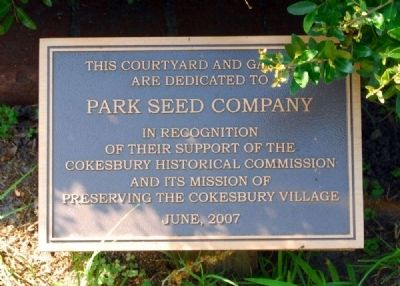 Parks Seed Dedication image. Click for full size.