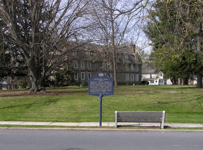 Wide view of the Whitefield House Marker image. Click for full size.