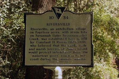 Riversville / Battle of Secessionville Marker image. Click for full size.