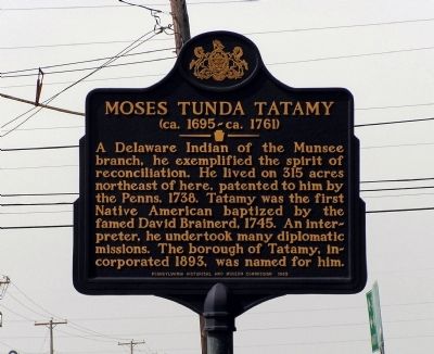 Moses Tunda Tatamy Marker image. Click for full size.