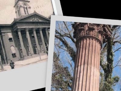 Old Dauphin County Courthouse Columns image. Click for full size.