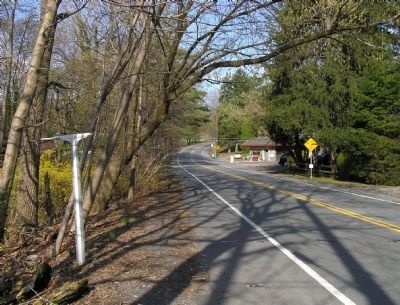 Wide view of the Easton Marker [Missing] image. Click for full size.