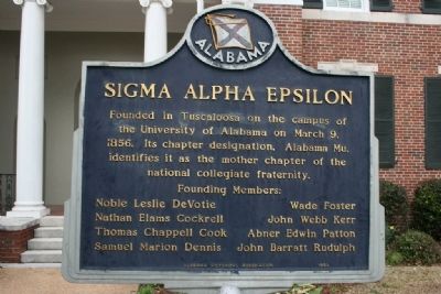 Sigma Alpha Epsilon Marker image. Click for full size.
