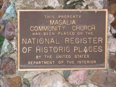 Upper Marker - Magalia Community Church image. Click for full size.