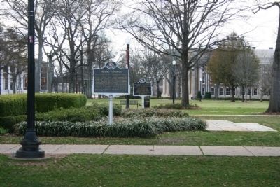 Denny Chimes & University of Alabama Markers. Click for full size. Denny Chimes & University of Alabama Markers image. Click for full size.