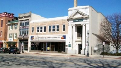 German American Bank and Marker. Click for full size. German American Bank and Marker image. Click for full size.