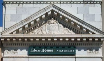 German American Bank Building Tympanum. Click for full size. German American Bank Building Tympanum image. Click for full size.