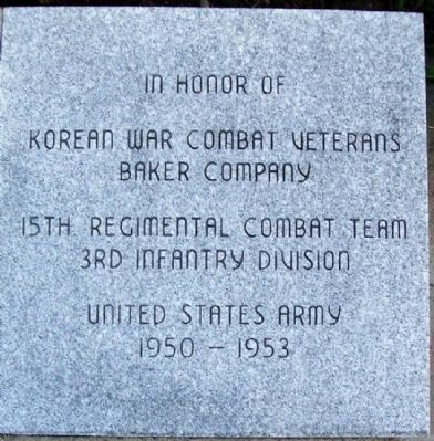 Ohio Korean War Memorial Combat Veterans image. Click for full size.