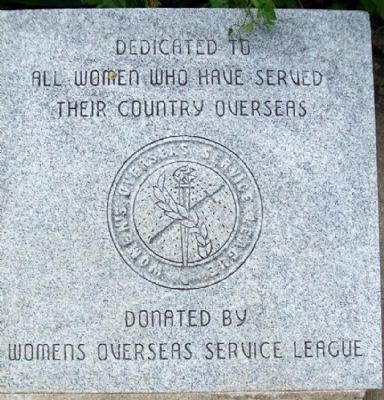 Ohio Korean War Memorial Overseas Women image. Click for full size.