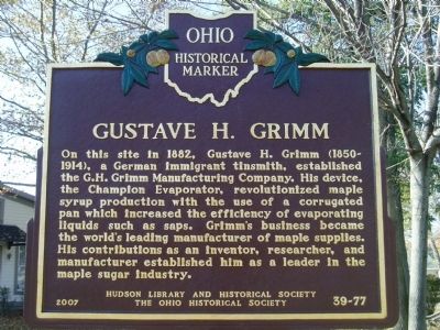 Gustave H. Grimm Marker image. Click for full size.