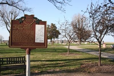 Anthony Wayne's March Across Van Wert County Marker image. Click for full size.