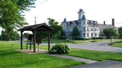 Union Village Buildings and Marker. Click for full size. Union Village Buildings and Marker image. Click for full size.