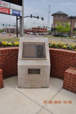 Shake Rag Community Marker. Click for full size. Shake Rag Community Marker image. Click for full size.