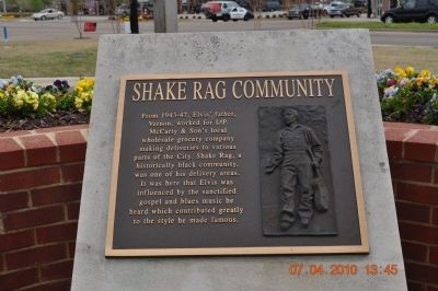 Shake Rag Community Marker image. Click for full size.