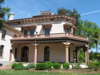 The Bidwell Mansion - Rear View. Click for full size. The Bidwell Mansion - Rear View image. Click for full size.