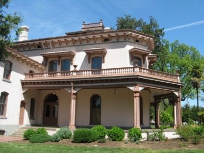 The Bidwell Mansion - Rear View image. Click for full size.