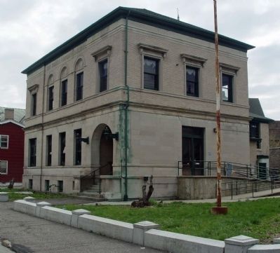 The former Thrall Library Building.. Click for full size. The former Thrall Library Building. image. Click for full size.