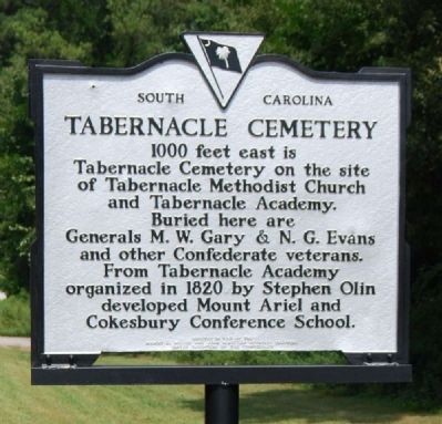 Second Tabernacle Cemetery Marker image. Click for full size.