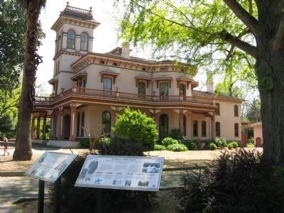 The Historic Home of Annie and John Bidwell and Markers image. Click for full size.