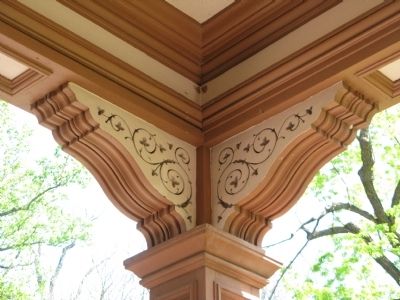 Architectural Detail - Support Posts on Porch. Click for full size. Architectural Detail - Support Posts on Porch image. Click for full size.