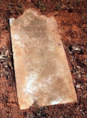 Rebeka Klugh (1774-1834)<br>Tombstone image. Click for full size.