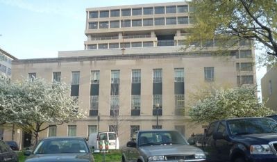 DC Recorder of Deeds Building - marker is behind the tree at lower right. Click for full size. DC Recorder of Deeds Building - marker is behind the tree at lower right image. Click for full size.