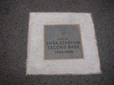 Location of Shea Stadium Second Base. Click for full size. Location of Shea Stadium Second Base image. Click for full size.