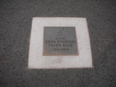 Location of Shea Stadium Third Base. Click for full size. Location of Shea Stadium Third Base image. Click for full size.