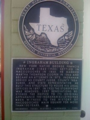 Ingraham Building Marker image. Click for full size.