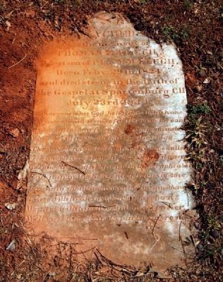 Thomas Z. Klugh (1824-1844)<br>Tombstone image. Click for full size.