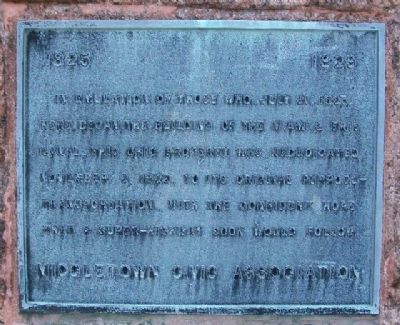Start of the Miami and Erie Canal Marker image. Click for full size.