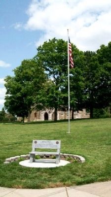World War II Veterans Memorial Bench. Click for full size. World War II Veterans Memorial Bench image. Click for full size.
