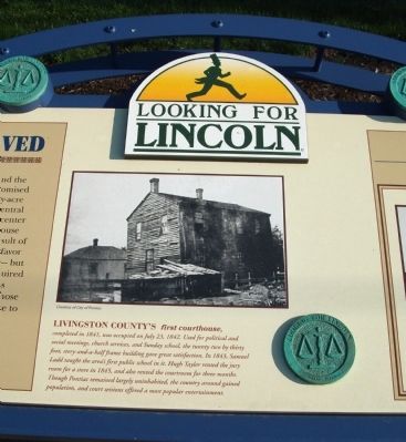 Middle Section - - County Seat Almost Moved Marker image. Click for full size.