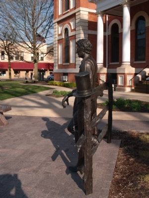 Looking West - - "Abraham Lincoln Statue" image. Click for full size.