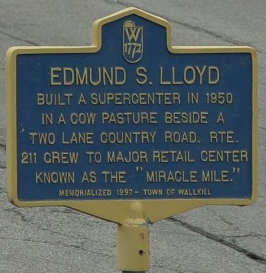 Edmund S. Lloyd Marker image. Click for full size.
