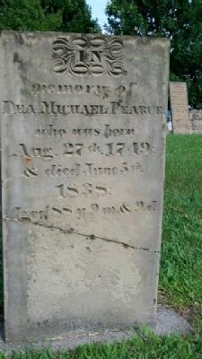 Deacon Michael Pearce Grave Marker image. Click for full size.