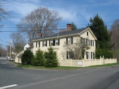 Mills - Emerson House and Marker. Click for full size. Mills - Emerson House and Marker image. Click for full size.