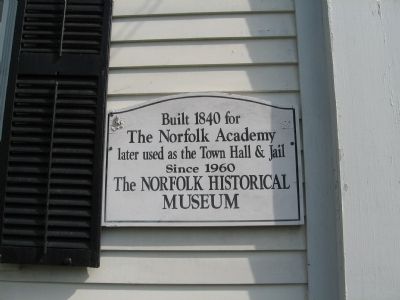 The Norfolk Academy Marker. Click for full size. The Norfolk Academy Marker image. Click for full size.