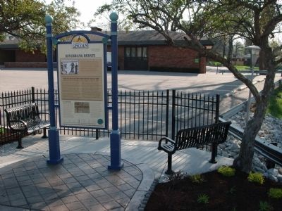 Full View - - Riverbank Debate Marker image. Click for full size.