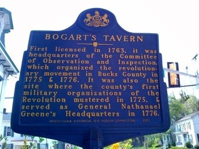 Bogart's Tavern Marker. Click for full size. Bogart's Tavern Marker image. Click for full size.