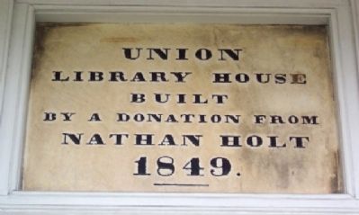 Union Library Marker. Click for full size. Union Library Marker image. Click for full size.